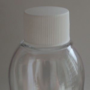  Botella transparente con tapón de rosca 250 ml 