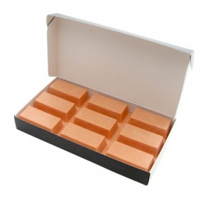 Film wax for depilation 500 g, orange, Global Fashion, Natural Wax Block