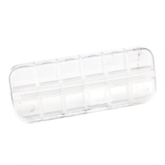 Container 12 sections square transparent with lid, 57442, Containers, shelves, stands,  Health and beauty. All for beauty salons,Furniture ,Stands and organizers, buy with worldwide shipping