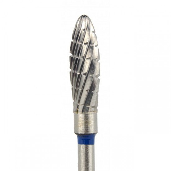 Hardmetalen frees Ellips, vertanding Medium spiraalvormig-64069-saeshin-Tips voor manicure