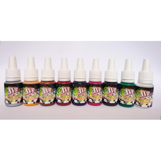 Een set Kandy-kleuren voor manicure JVR Colors-tagore_695/10/8-TAGORE-Airbrush voor nagels Nail Art