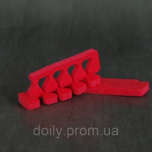  Delicate pedicure separators Doily (5 pairs/pack) made of polyethylene foam