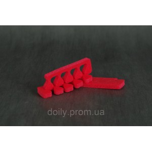  Delicate pedicure separators Doily (5 pairs/pack) made of polyethylene foam