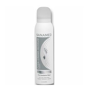 Creme-espuma "Microsilver" para pele seca - SanaMed Suda Care Cream Foam "Microsilver"