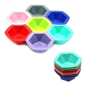  Set of bowls 7pcs (colored)