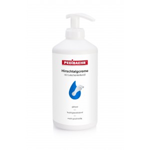 Fußcreme mit natürlichem 100% Hirschfett Pedibaehr Hirschtalgcreme, 500 ml