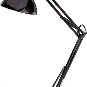  Table lamp on a clamp with spring clips (E27) black