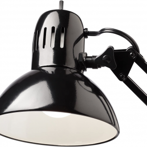  Table lamp on a clamp with spring clips (E27) black
