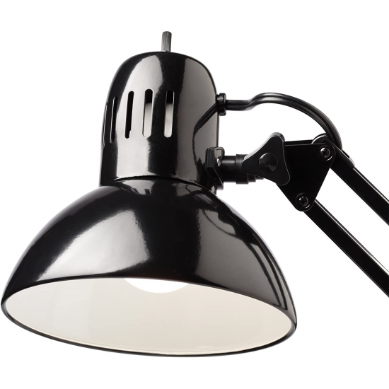Tischlampe auf einer Klemme mit Federclips (E27) schwarz-60845-China-Schreibtischlampe