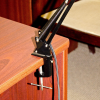 Candeeiro de mesa em braçadeira com molas (E27) preto-60845-China-Candeeiros de mesa