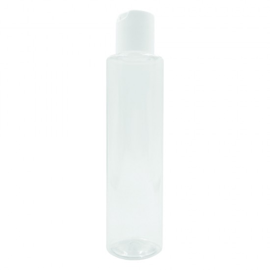 Die Flasche ist transparent mit einem Deckel FLIP-TOP 250 ml, FFF-16640--Container