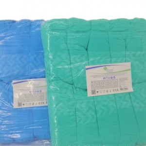 Coberturas de sapato Spunbond com sola antiderrapante Polix PRO&MED (100 unidades/pacote)