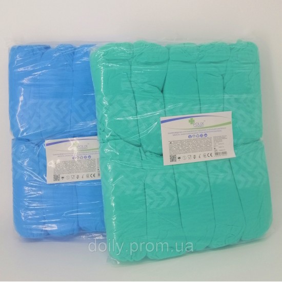 Cubrezapatos Spunbond con suela antideslizante Polix PRO&MED (100uds/paquete)-33679-Китай-TM Polix PRO&MED