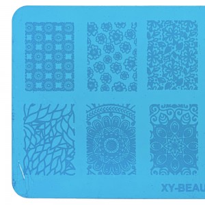  Metallic stencil for stamping 6*12 cm XY-BEAUTY 09, MAS025