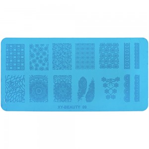  Metallic stencil for stamping 6*12 cm XY-BEAUTY 09, MAS025