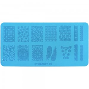  Metallic stencil om te stempelen 6*12 cm XY-BEAUTY 09, MAS025