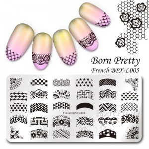 Placa de carimbo Born Pretty BPX-L005