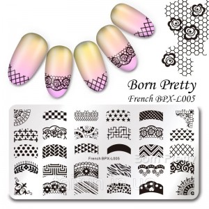  Plaque d'estampage Born Pretty BPX-L005