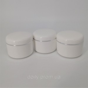  Cosmetic jars Panni Mlada (15 pcs/pack) Volume: 50 g Colour: white