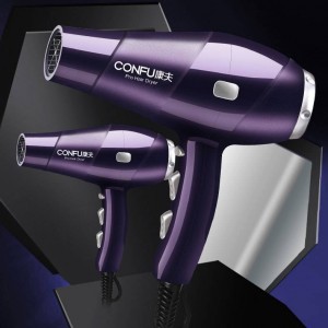 Secador de pelo KF 9897 2300W, CONFU secador de pelo para secar y peinar el cabello, para uso profesional en salones, diseño ligero, elegante y ergonómico, alta potencia