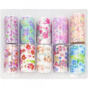  A set of wide foil for nail design 50 cm 10 pcs YALTA, MAS087