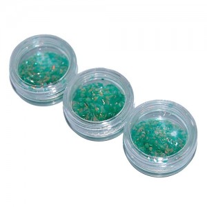  Decor Weegschalen gekleurd 3st turquoise