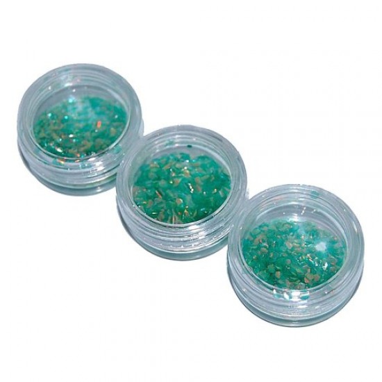 Decor Weegschalen gekleurd 3st turquoise-59889-China-Дизайн, украшения, декор