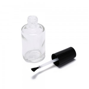  Bottle with brush transparent Cylindrical 14 ml 