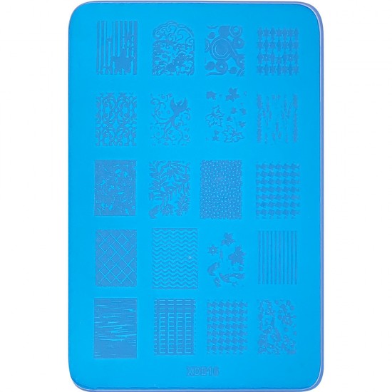 Stencil for stamping is 9.5*14.5 cm plastic XDE16 ,MAS035, 17814, Stencils for stamping,  Health and beauty. All for beauty salons,All for a manicure ,All for nails, buy with worldwide shipping