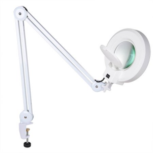 Table lamp-magnifier