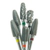 Hardmetalen frees Cilinder ronde snede Grof kruisvormig, groen, grof, stopbewerking-64057-saeshin-Tips voor manicure
