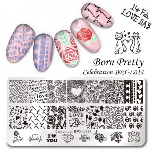 Placa de carimbo Born Pretty BPX-L014
