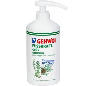 Bálsamo para pés verde Gehwol Fusskraft Grun, 500 ml