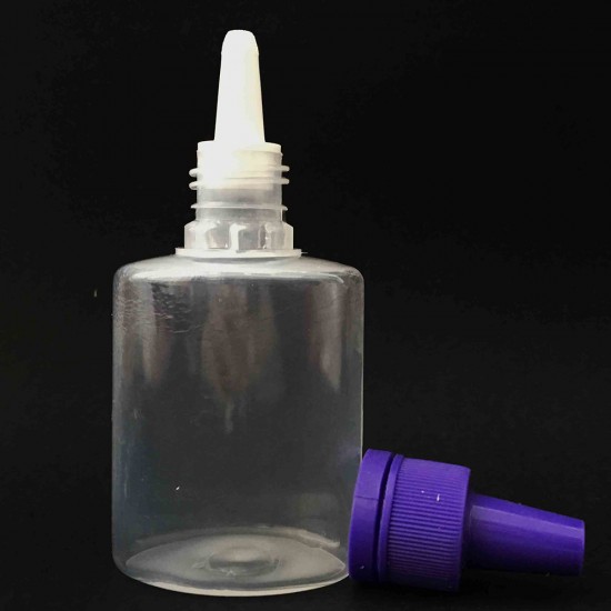 Bottle of 33 ml with a purple cap, FFF-16632--Container