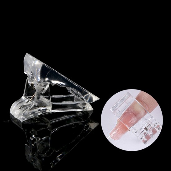 Moldes superiores 120pcs transparentes (reutilizáveis)-58616-Ubeauty-Типсы, формы для ногтей