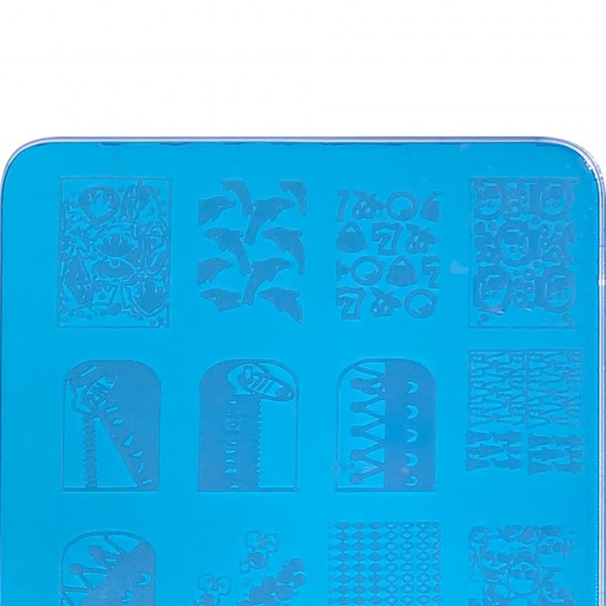 Stencil for stamping is 9.5*14.5 cm plastic XDE05 ,MAS035, 17816, Stencils for stamping,  Health and beauty. All for beauty salons,All for a manicure ,All for nails, buy with worldwide shipping