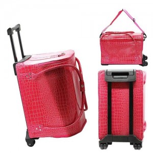 Suitcase bag 2700-4 on wheels (leatherette)