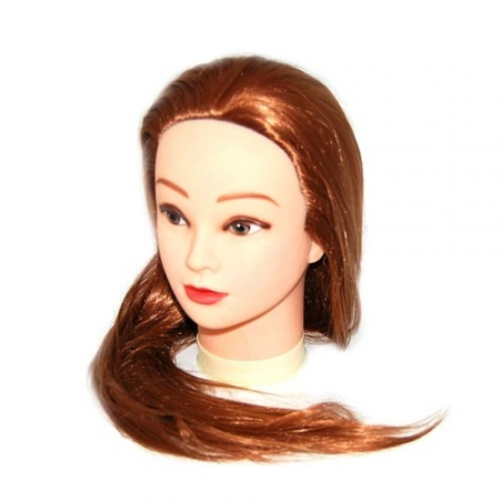 Голова для моделирования 528-30В искусственные термо коричневые, YRE-80-528-30#, Головы искусственные с термо волосом,  Красота и здоровье. Все для салонов красоты,Все для парикмахеров ,Парикмахерам, купить в Украине