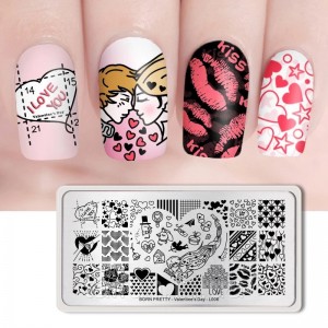 Stamping plate Born Pretty BP-L006 Valentines Day