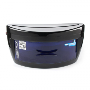 Esterilizador ultravioleta Germix YM-900 negro, para herramientas de manicura, peluquería, salón de belleza
