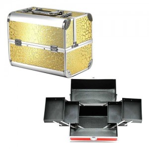 Koffer aluminium 740 goud (schroefdraad)