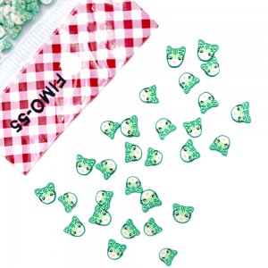  Fimo in a bag GREEN SEALS 100pcs,