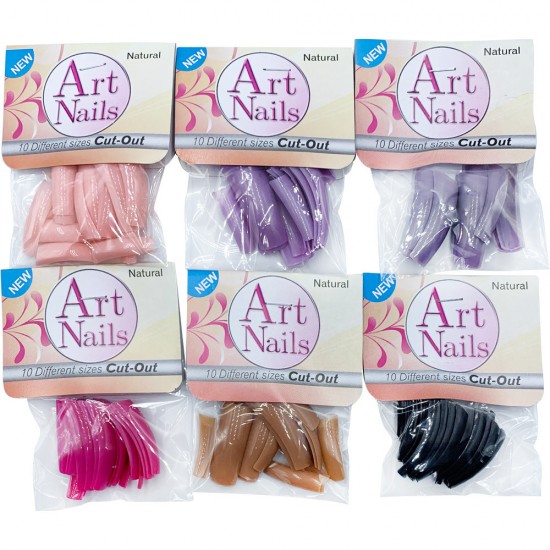 Price for 12 sachets. Leaf with DELICATE false nails Knail #8188Pink, LAK120, 18847, False nails,  Health and beauty. All for beauty salons,All for a manicure ,All for nails, buy with worldwide shipping
