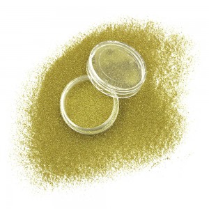  Glitter in a jar MIRROR GOLD Full to the brim convenient for the master container Factory packed Particles 1/360 inch