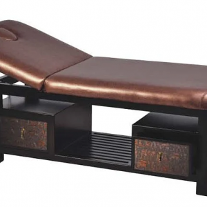 Massagetafel voor SPA-natuurlijk hout