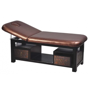 Massage table for SPA -natural wood