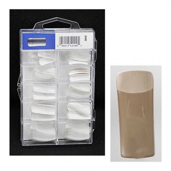 Spitzen 100 Stück EZF weiß (breite Kontaktfläche)-58584-China-Типсы, формы для ногтей