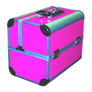  Valise en aluminium 2629 rose mat