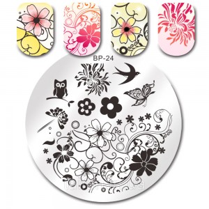 Stamping plate Born Pretty Charming Spring BP-24