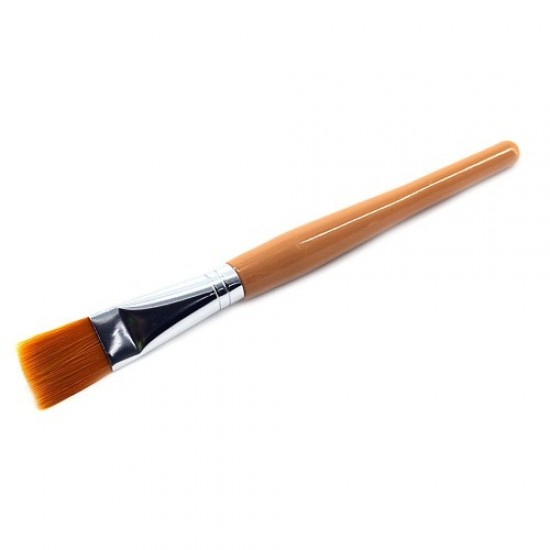 Maskerborstel (kunststof/oranje handvat)-60193-China-Cosmetologie